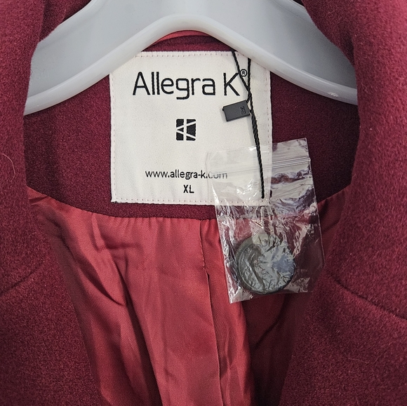 ALLEGRA K RED OUTERWEAR WINTER JACKET - Picture 4 of 5